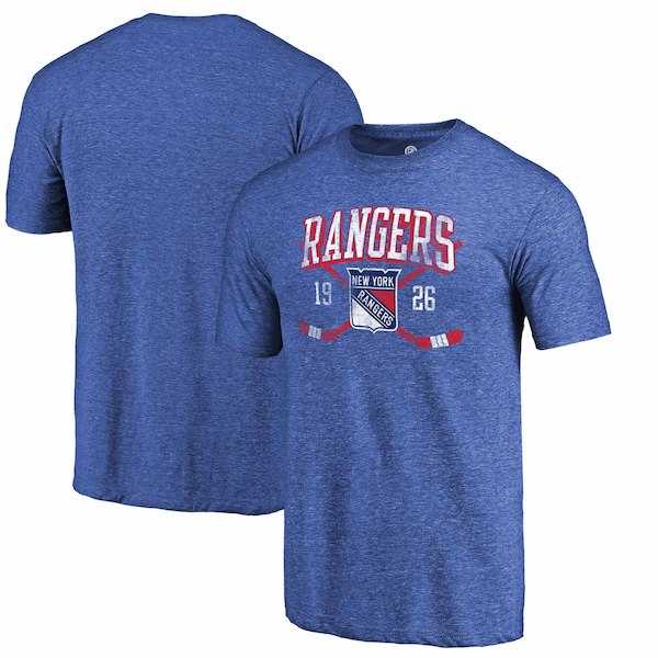 New York Rangers Fanatics Branded Blue Line Shift Tri Blend T-Shirt,We sell and wholesale New York Rangers Fanatics Branded Blue Line Shift Tri Blend T-Shirt on line form chian!